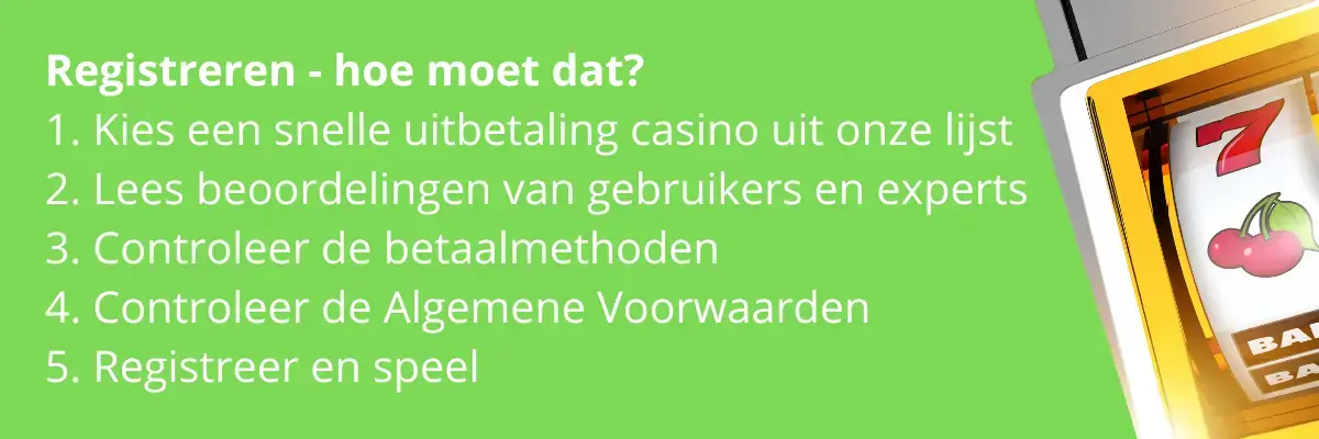 Hoe Kies je een Snelle Uitbetaling Casino